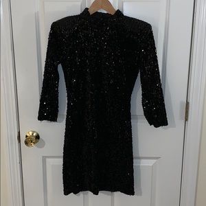 Zara sequin dress